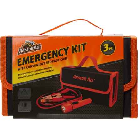 ARMOR ALL Emergency Kit - 3-Piece in Black