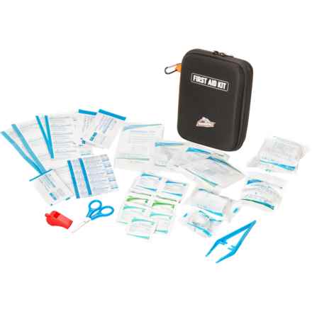 ARMOR ALL First Aid Kit - 75-Piece in Black/Orange