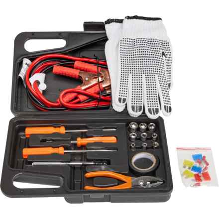 ARMOR ALL Roadside Emergency Kit - 30-Piece in Black