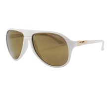 Arnette High Life Sunglasses in Gloss White/Bronze Mirror Brown - Closeouts