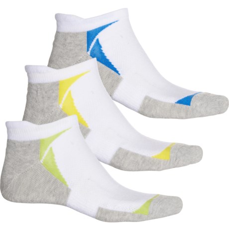 Arnold Palmer Golf-Performance No-Show Tab Socks - 3-Pack, Below the Ankle (For Men) in White Assorted