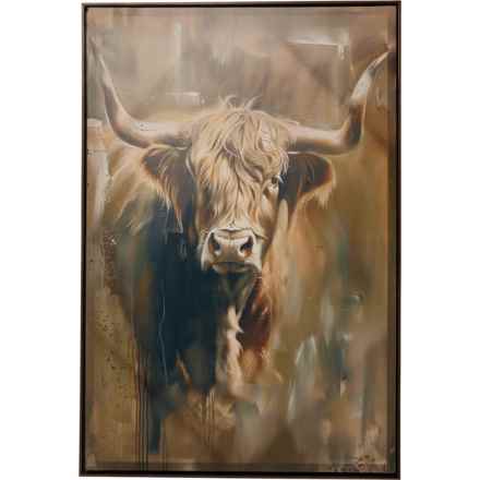 ART BRAND 24.87x36.88” The Highland Guardian Framed Canvas in Multi