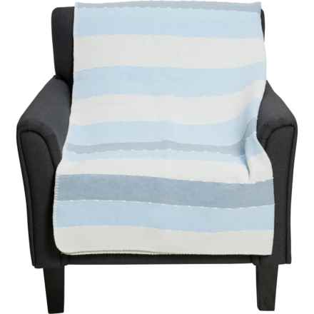 Artelier Nicole Miller Sunset Mini Hyphen Throw Blanket - 50x70” in 01 Sunset Blue