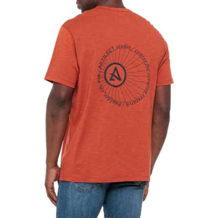 ARTILECT Artilectual Ratio T-Shirt - Merino Wool, Short Sleeve in Brick