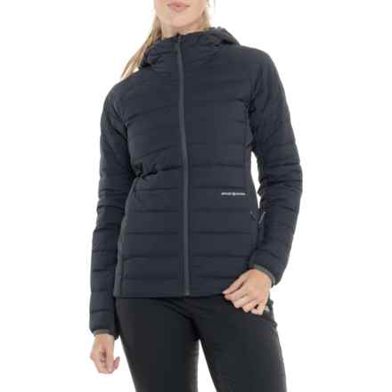 ARTILECT Divide Fusion Stretch Down Hooded Jacket - 700 Fill Power in Black