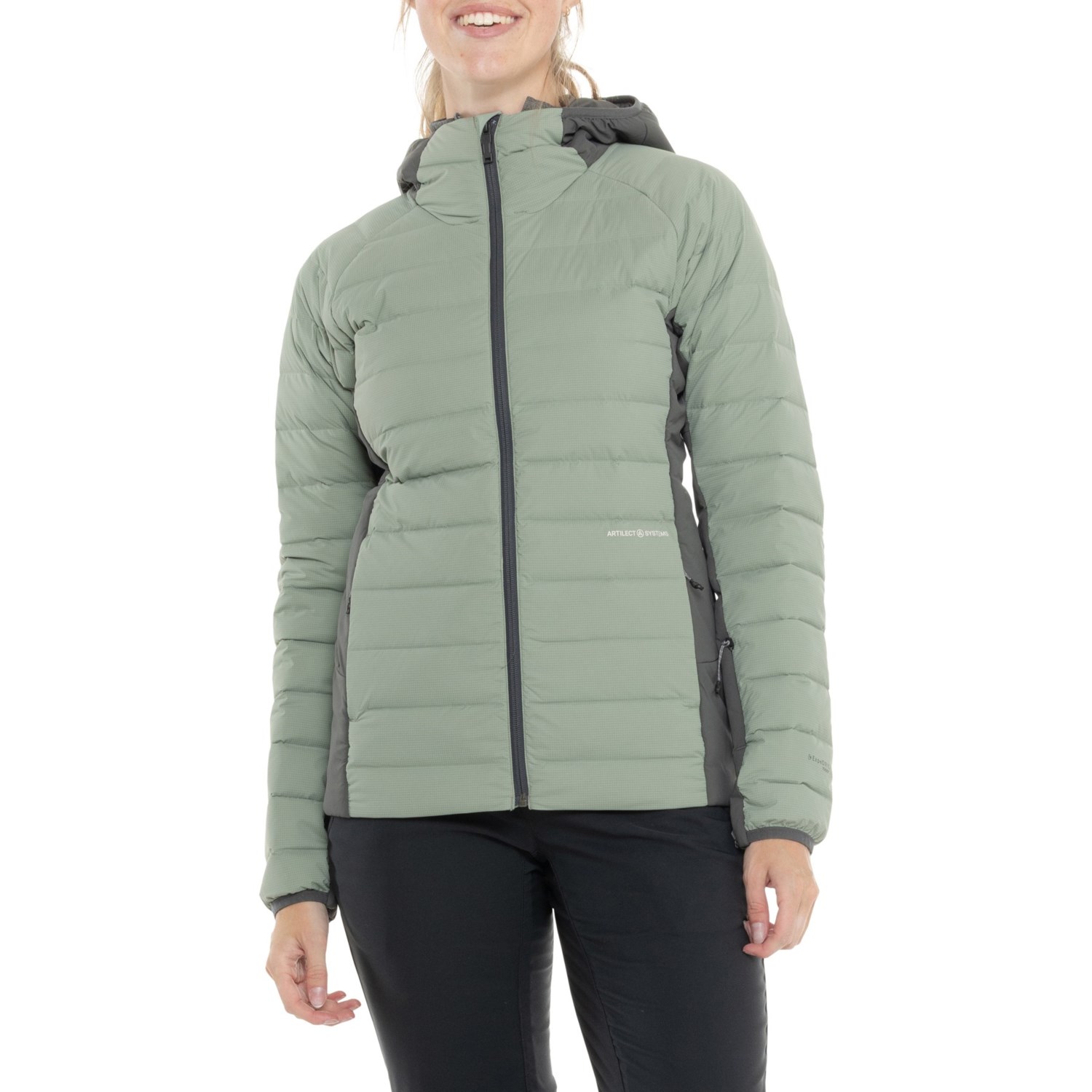 ARTILECT Divide Fusion Stretch Down Hooded Jacket - 700 Fill