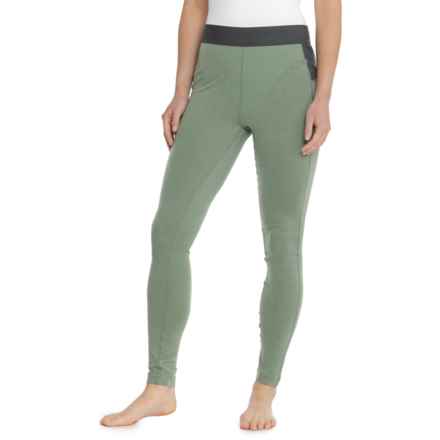 ARTILECT Flatiron 185 Base Layer Leggings - Merino Wool in Sea Spray/Ash