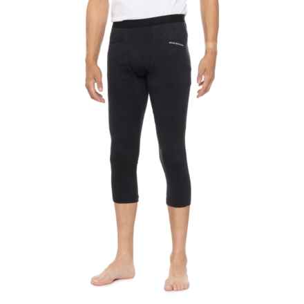 ARTILECT Goldhill 125 Zoned 3/4 Base Layer Leggings - Merino Wool in Black