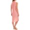 181DA_2 Artisan NY Dyed Linen Henley Dress - Sleeveless (For Women)