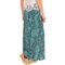 184DN_2 Artisan NY Ogee Faberge Maxi Skirt (For Women)