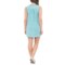 344TN_2 Artisan NY Short Split Linen Dress - V-Neck, Sleeveless (For Women)