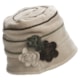 Asian Eye Connie Swirl Cap - Floral Applique (For Women)