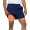 4RURP_2 ASICS 2-in-1 Contrasting Compression Shorts - 5”, Built-In Liner Shorts