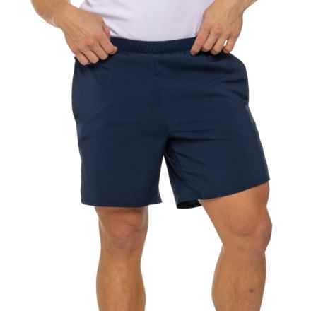 ASICS 2-N-1 Laser Cut Woven Shorts - 7” in Deep Navy/Steel