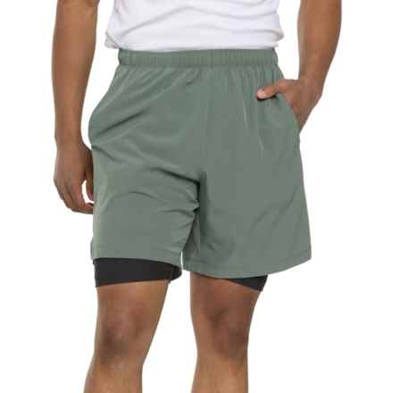 ASICS 2-N-1 Perforated Back Shorts - 7” in Ivy