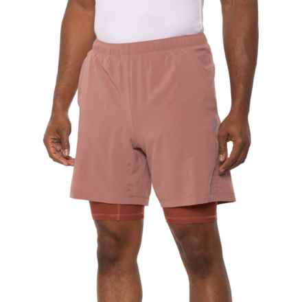 ASICS 2-N-1 Shorts - 7”, Built-In Liner Shorts in Red Clay/Rusty Root