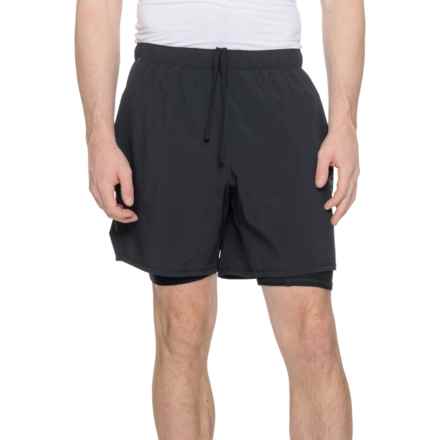 ASICS 2-N-1 Shorts - Built-In Liner, 7” in Black