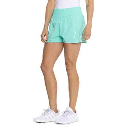 ASICS 2-N-1 Shorts in Electric Green