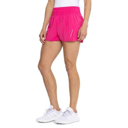 ASICS 2-N-1 Shorts in Pink Flash