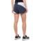 569RR_3 Asics America Gunlap 1/2 Split Shorts (For Women)