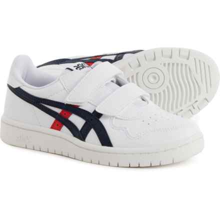 ASICS Boys Japan S PS Sneakers in White/Classic Red