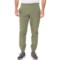 ASICS Brushed Back Woven Joggers in Olive Leaf