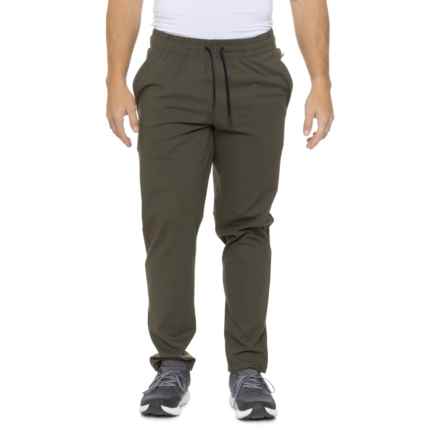ASICS Brushed Knit Pants in Brown Stone