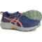 ASICS GEL Venture 9 Trail Running Shoes - Wide Width (For Women) in Indigo Blue/Papaya