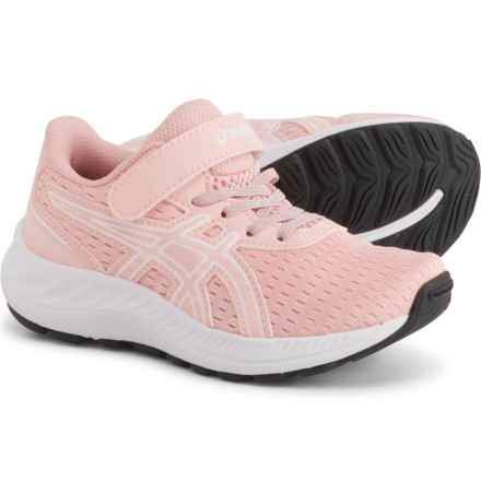 ASICS Girls and Toddler Girls Pre Excite 9 PS Sneakers in Frosted Rose/White