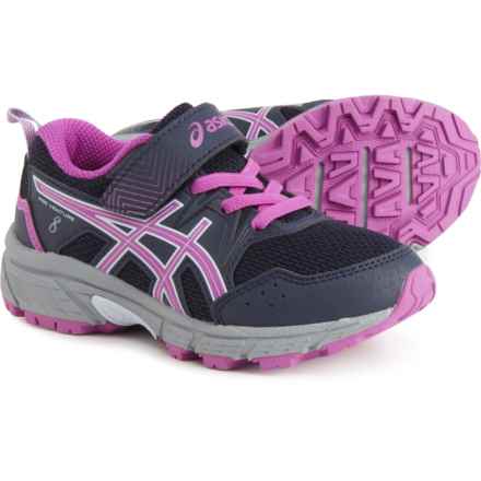 ASICS Girls and Toddler Girls Pre Venture 8 PS Sneakers in Midnight/Orchid