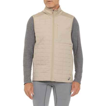 ASICS Grid Baffle Multimedia Vest - Insulated in Hummus/Chestnut