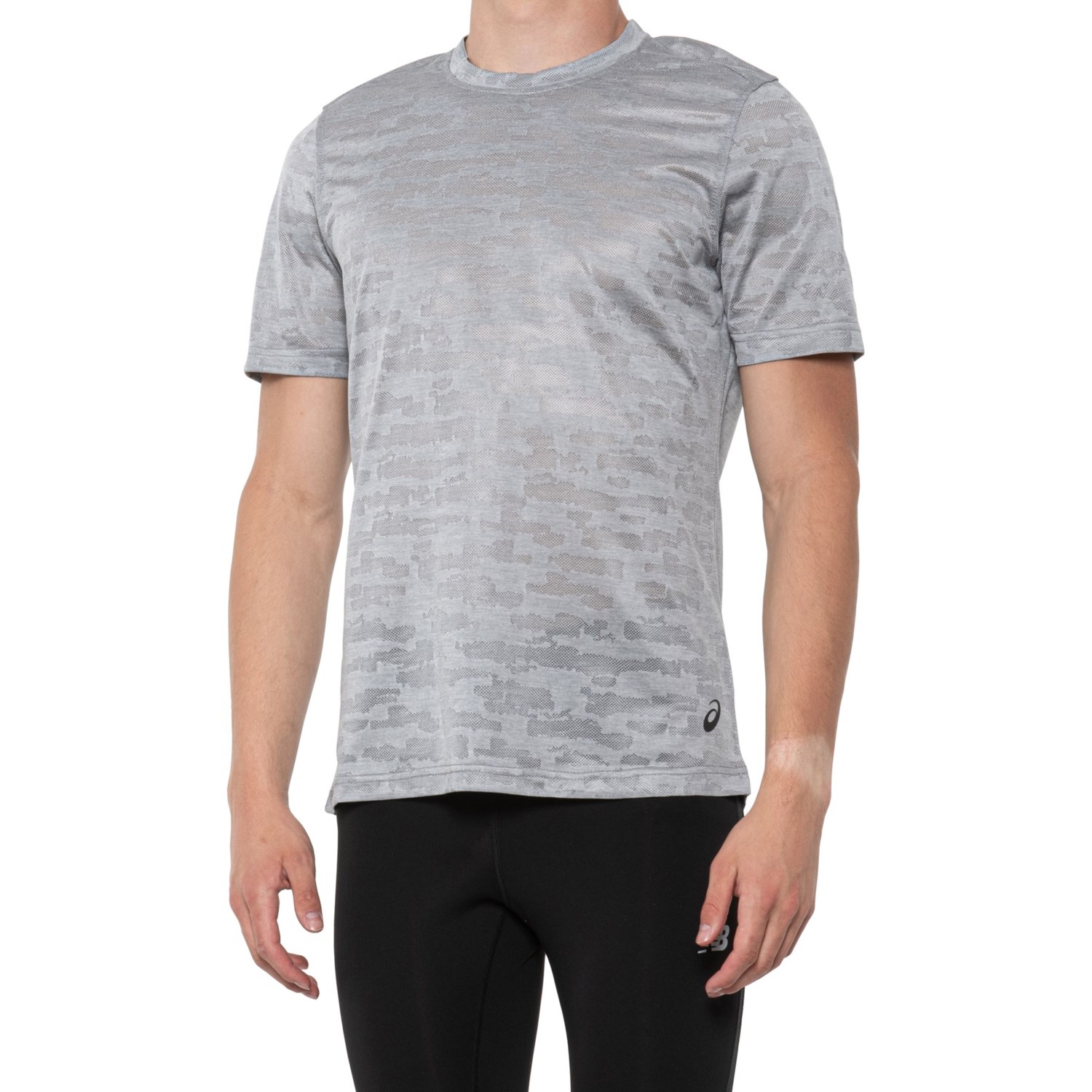 ASICS Knit Jacquard Shirt - Short Sleeve (For Men)