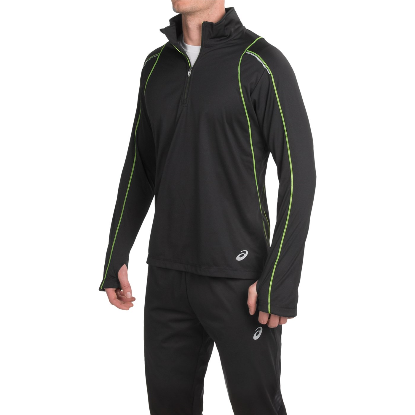 ASICS Quarter Zip Running Shirt (For Men) 44