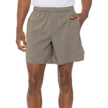 ASICS Stretch Woven Shorts - 7” in Cinder/Black