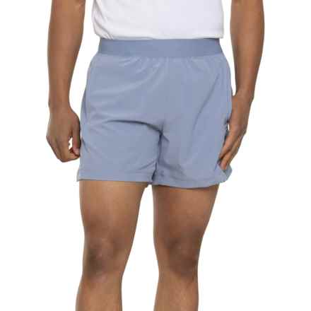 ASICS Woven Running Shorts - 5”, Built-In Briefs in Light Navy