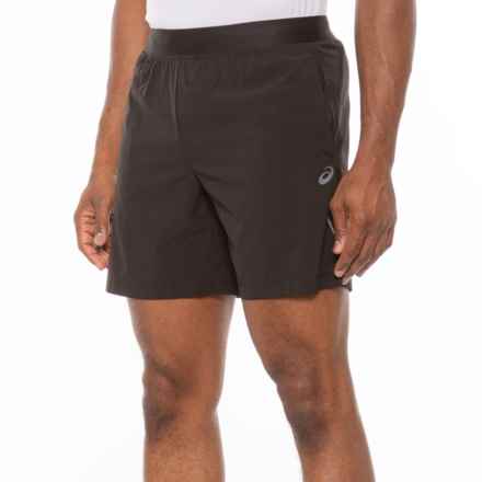 ASICS Woven Running Shorts - 7”, Built-In Liner Shorts in Black