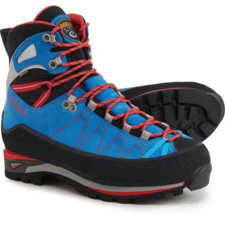 Asolo Elbrus GV MM Gore-Tex® Mountaineering Boots - Waterproof, Leather (For Men) in Blu Aster/Silver