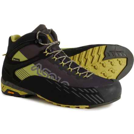 Asolo Eldo GV Gore-Tex® Hiking Boots - Waterproof (For Men) in Green Oasis/Smk Grey