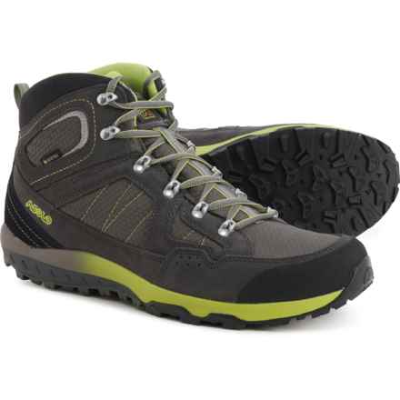 Asolo Landscape GV Gore-Tex® Mid Hiking Boots - Waterproof, Suede (For Men) in Grey/Lime