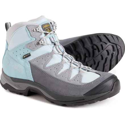 Asolo Liquid GV Gore-Tex® Hiking Boots - Waterproof, Leather (For Women) in Grey/Cloudy Grey/Celadon