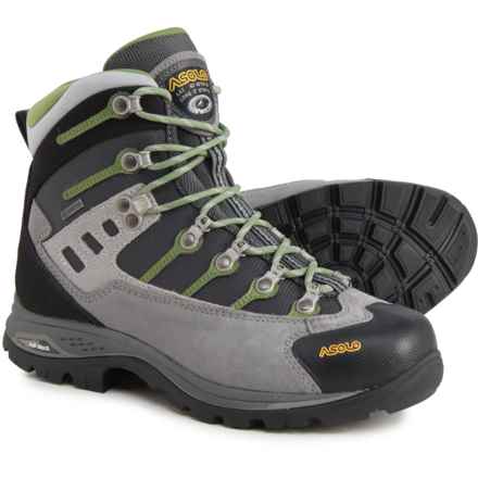 Asolo Made in Europe Atlantis Evo GV Gore-Tex® Hiking Boots - Waterproof (For Women) in Donkey/Gunmetal/English Ivy