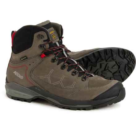 Asolo Made in Europe Falcon Evo GV Gore-Tex® Hiking Boots - Waterproof, Nubuck (For Men) in Graphite/Red