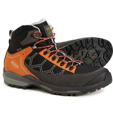 Asolo Made in Europe Falcon Evo GV Gore-Tex® Hiking Boots - Waterproof, Suede (For Men) in Graphite/Pumpkin