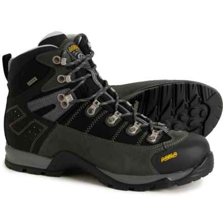 Asolo Made in Europe Fugitive Gore-Tex® Hiking Boots - Waterproof (For Men) in Light Black/ Grey