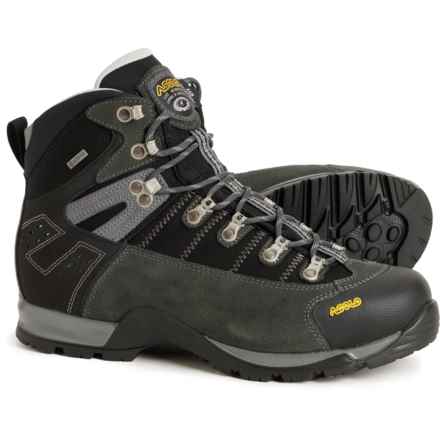 Asolo Made in Europe Fugitive Gore-Tex® Hiking Boots - Waterproof (For Men) in Light Black/ Grey