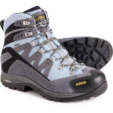 Asolo Made in Europe Neutron Evo GV Gore-Tex® Hiking Boots - Waterproof (For Women) in Grey/Blue Fog