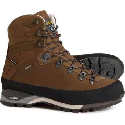 Asolo Made in Europe Nuptse GV Gore-Tex® Hiking Boots - Waterproof, Nubuck (For Men) in Brown