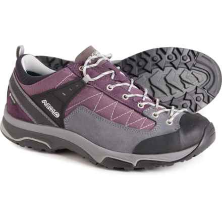 Asolo Made in Europe Pipe GV Gore-Tex® Hiking Shoes - Waterproof, Leather (For Women) in Grey/Purple