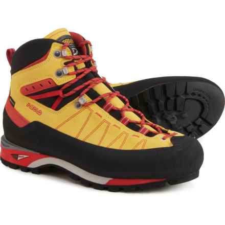 Asolo Made in Europe Piz GV Gore-Tex® MM Mountaineering Boots - Waterproof, Suede (For Men) in Mimosa/Fire Red
