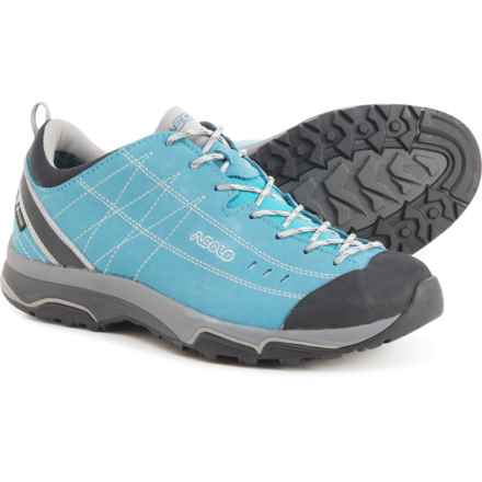 Asolo Nucleon GV Gore-Tex® Hiking Shoes - Waterproof (For Women) in North Sea/Silver